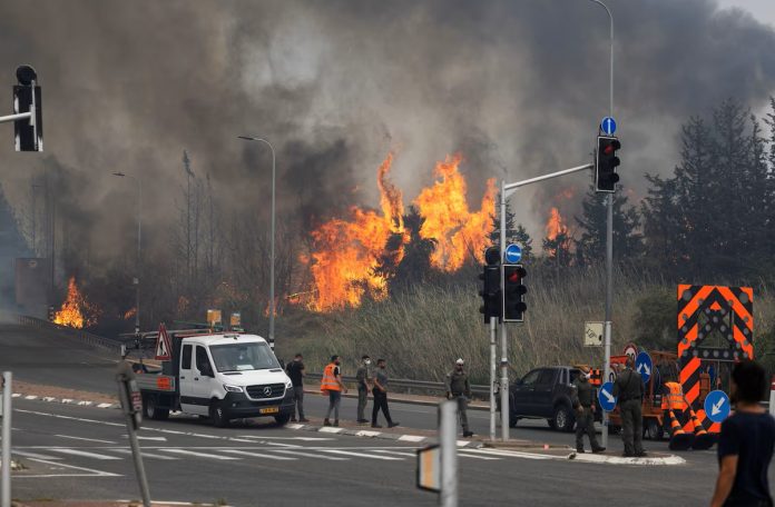 Izrael  zjarre masive shpërthejnë pranë Jerusalemit